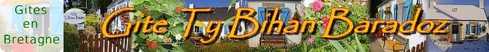 Description du gite en Bretagne Ty Bihan Baradoz ouvert en priode estivale et en hors saison, une location de vacances en bretagne